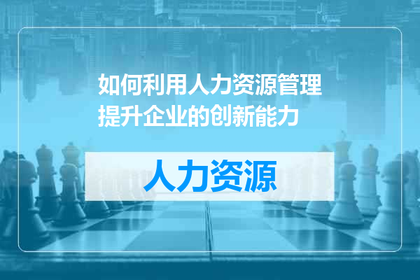 如何利用人力资源管理提升企业的创新能力