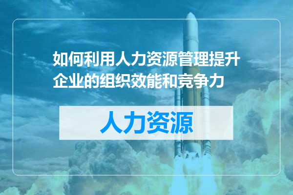 如何利用人力资源管理提升企业的组织效能和竞争力