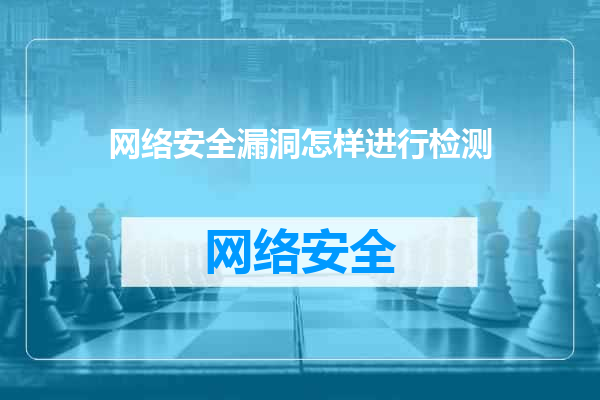 网络安全漏洞怎样进行检测