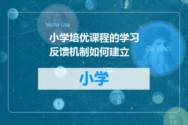 小学培优课程的学习反馈机制如何建立