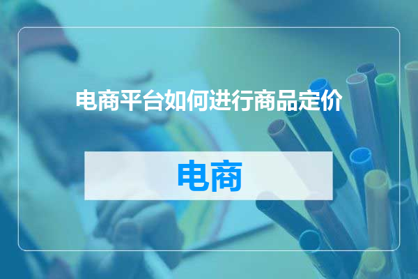 电商平台如何进行商品定价