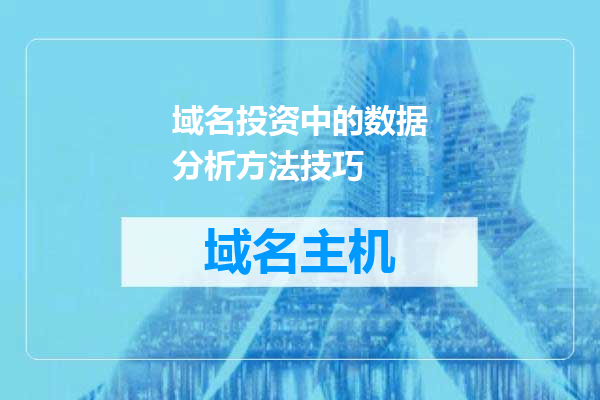 域名投资中的数据分析方法技巧